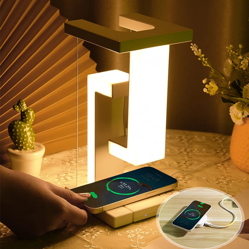 Floating Fantasy Lamp with Wireless Charger