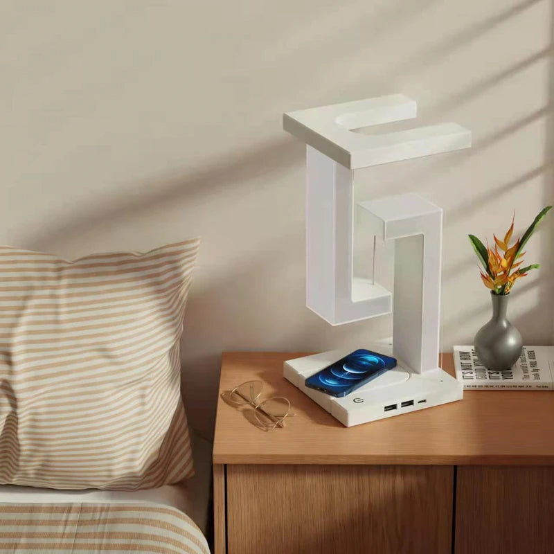 Floating Fantasy Lamp with Wireless Charger